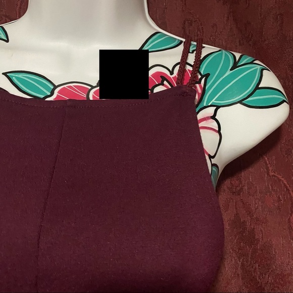 Free People Leaf Cutout Open Back Purple Dress - Picture 3 of 5